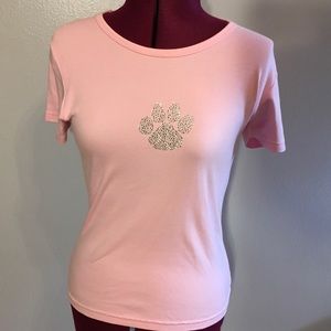 Bling paw tee